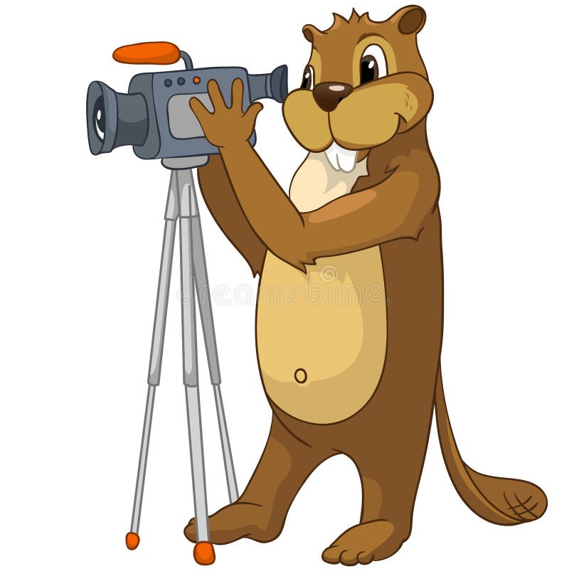 Cartoon Character Beaver CREES Isolated on White Background. Vector..Look for Funny Beaver by Keyword CREES. Cartoon Character Beaver CREES Isolated on White Background. Vector..Look for Funny Beaver by Keyword CREES