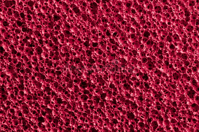red sponge textured patterned background for design purpose. red sponge textured patterned background for design purpose