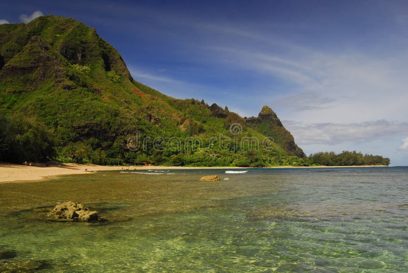 A view of the north shore of Kauai, Hawaii. A view of the north shore of Kauai, Hawaii