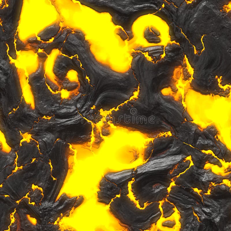 A 3d illustration of some hot flowing lava. A 3d illustration of some hot flowing lava.