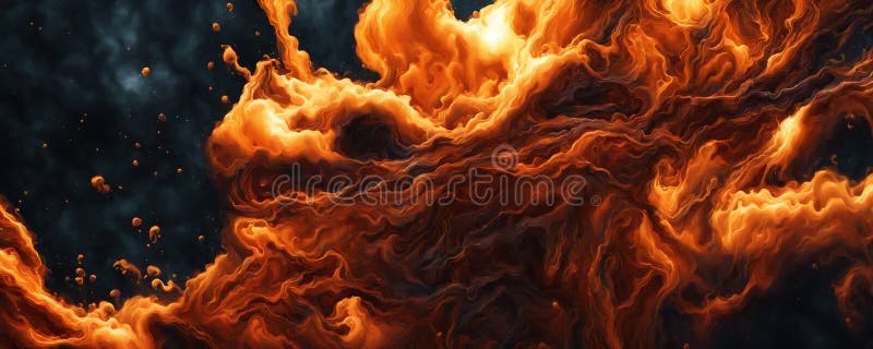 An AI generated illustration of An intense orange flame, formed into an ominous shape, with a sinister appearance. An AI generated illustration of An intense orange flame, formed into an ominous shape, with a sinister appearance