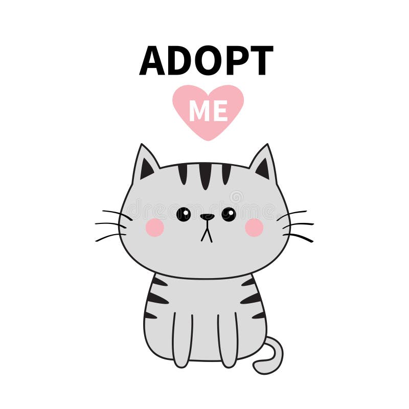 灰色猫剪影 采取我 桃红色重点 宠物收养 Kawaii动物 逗人喜爱的动画片全部赌注字符 滑稽的小小猫 帮助家 皇族释放例证 灰色猫剪影 采取我 桃红色重点 宠物收养 Kawaii动物 逗人喜爱的动画片全部赌注字符 滑稽的小小猫 帮助家 皇族释放例证