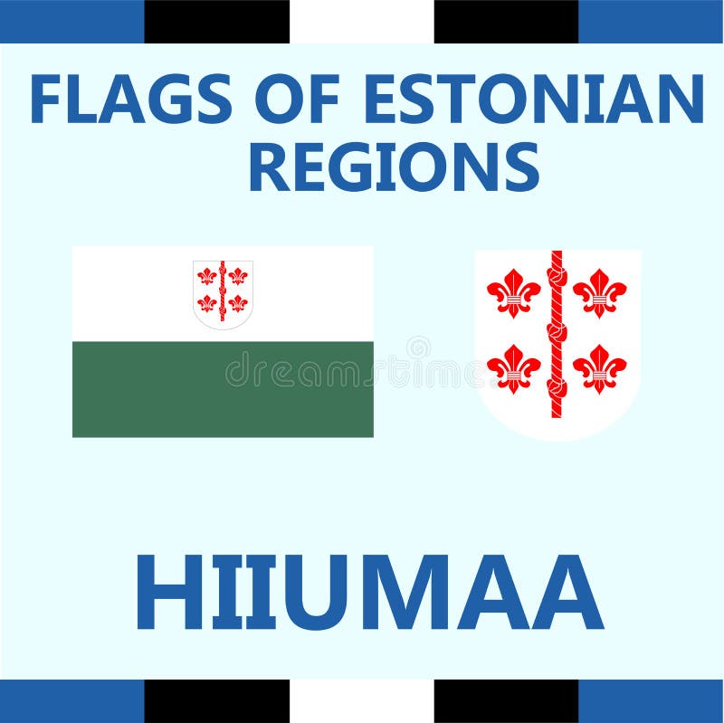 爱沙尼亚语地区希乌马岛正式旗子
