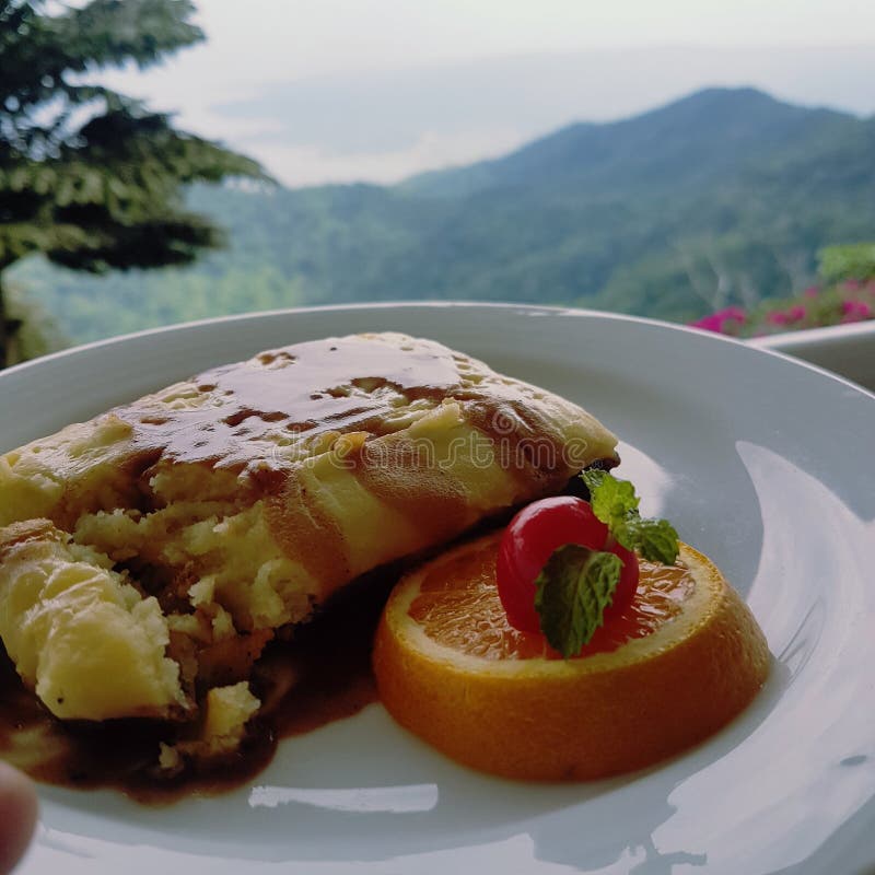 牧羊人饼. 好食物谐调一个风景看法