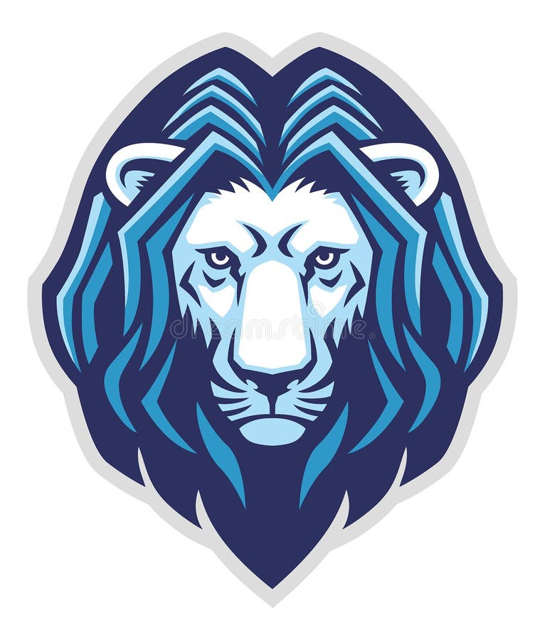 Vector of lion head mascot. Vector of lion head mascot