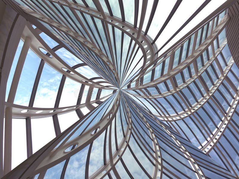 现代的结构 免版税库存照片