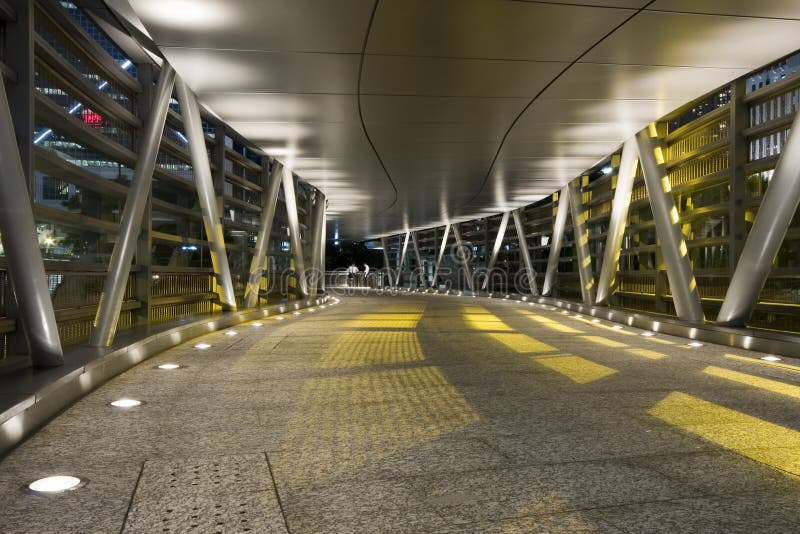 现代的跨线桥 图库摄影