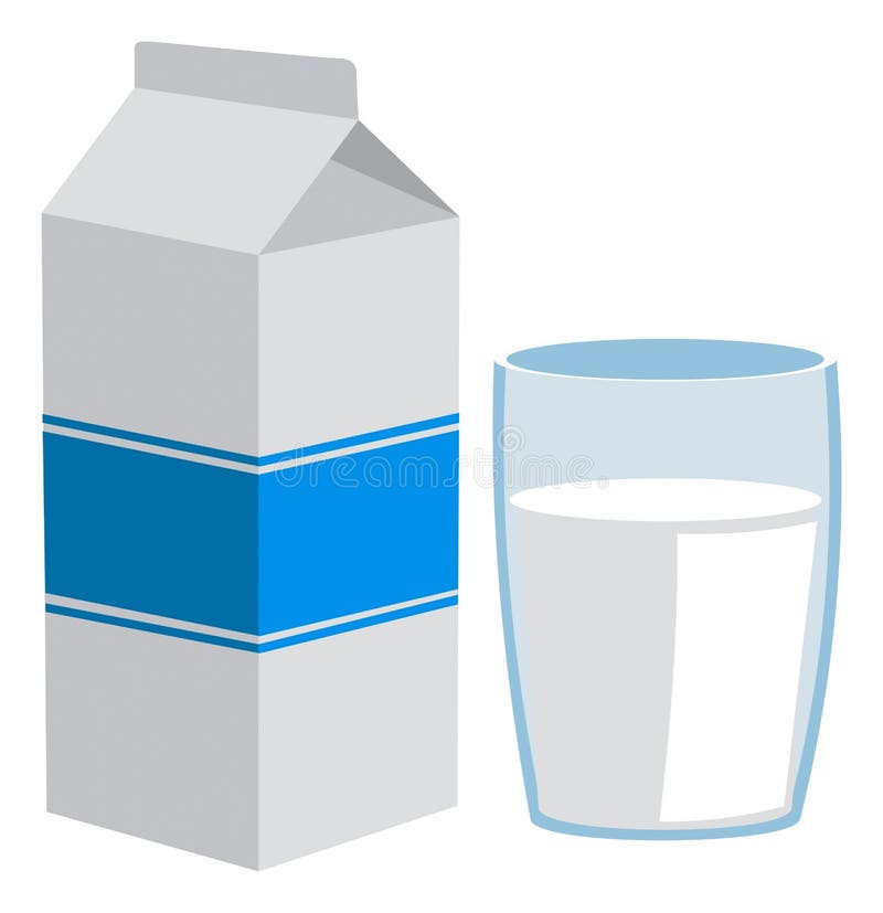 Milk pack and glass made in Corel Draw Vector. Milk pack and glass made in Corel Draw Vector