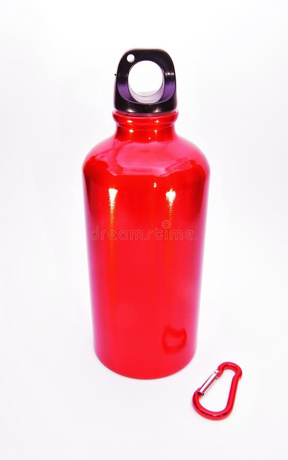 Red sport water metal bottle. Red sport water metal bottle