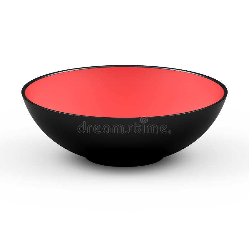 瓷对象的汇集 空的饭碗,隔绝在白色背景 3d例证 库存例证 瓷对象的汇集 空的饭碗,隔绝在白色背景 3d例证 库存例证