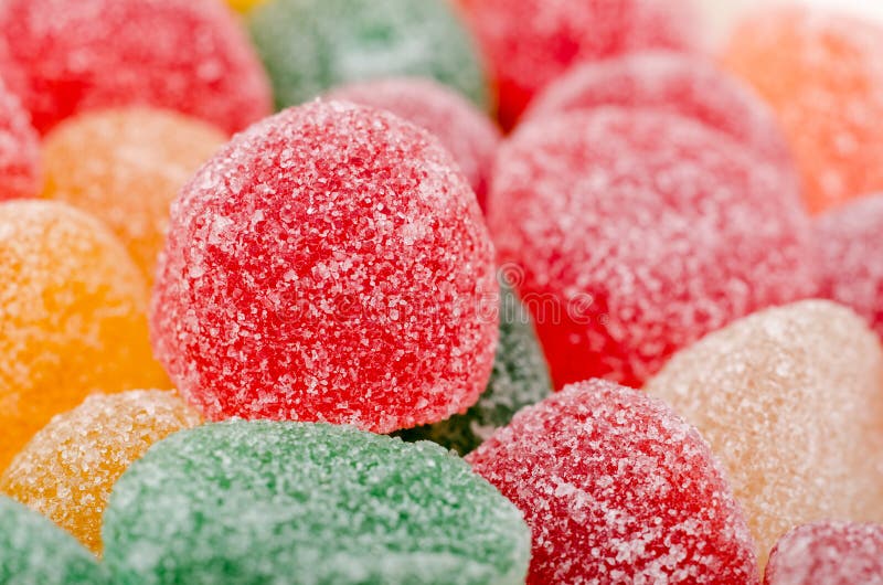 甜味果冻 免版税库存照片