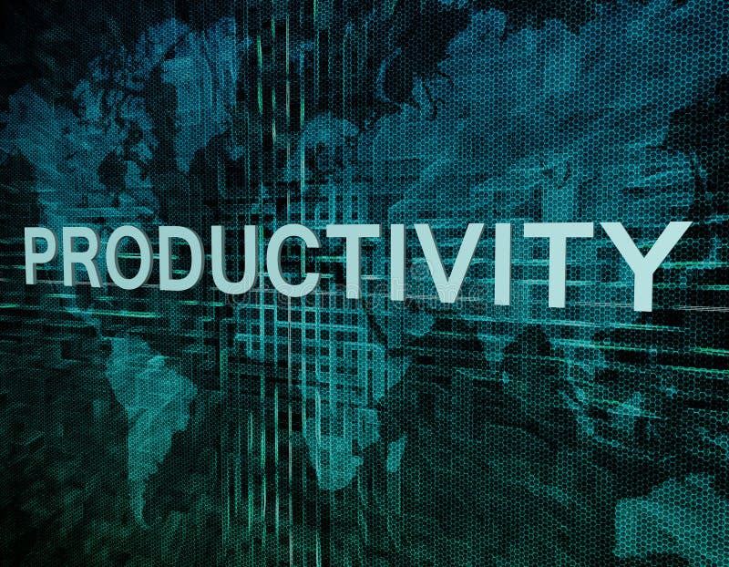 生产率 向量例证