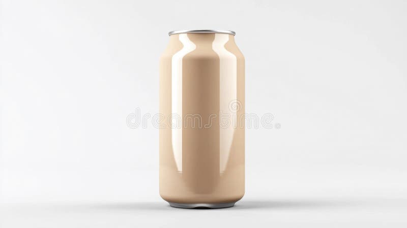 白色背景中的米色可模拟. 米色可以模拟白色背景中突显的产品设计演示和广告目的. 创成人工智能