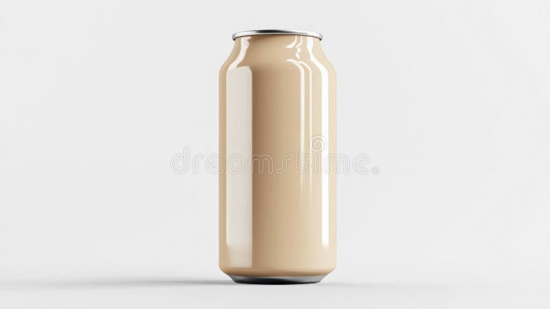 白色背景中的米色可模拟 向量例证