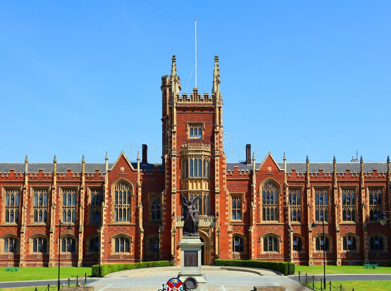 皇后区贝尔法斯特大学 免版税图库摄影