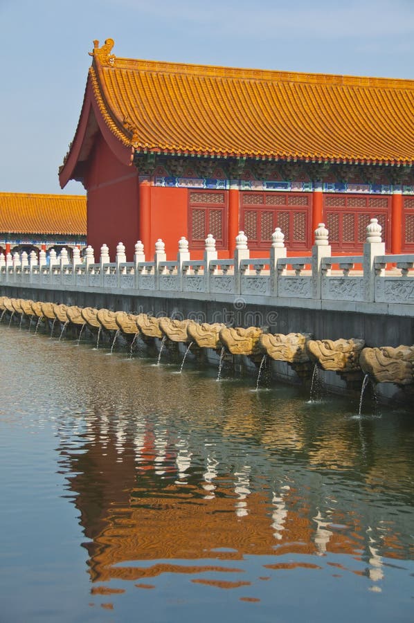 China Beijing ancient buildings in the Imperial Palace. China Beijing ancient buildings in the Imperial Palace