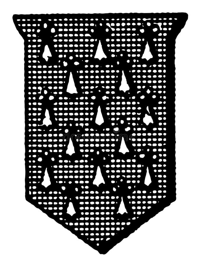 Ermines Shield Fur are shield or escutcheon emblazoned with the fur represented by argent, vintage line drawing or engraving illustration. Ermines Shield Fur are shield or escutcheon emblazoned with the fur represented by argent, vintage line drawing or engraving illustration