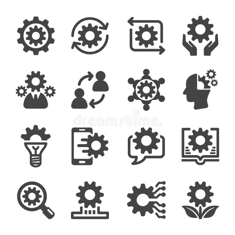 Knowledge icon set,vector and illustration. Knowledge icon set,vector and illustration