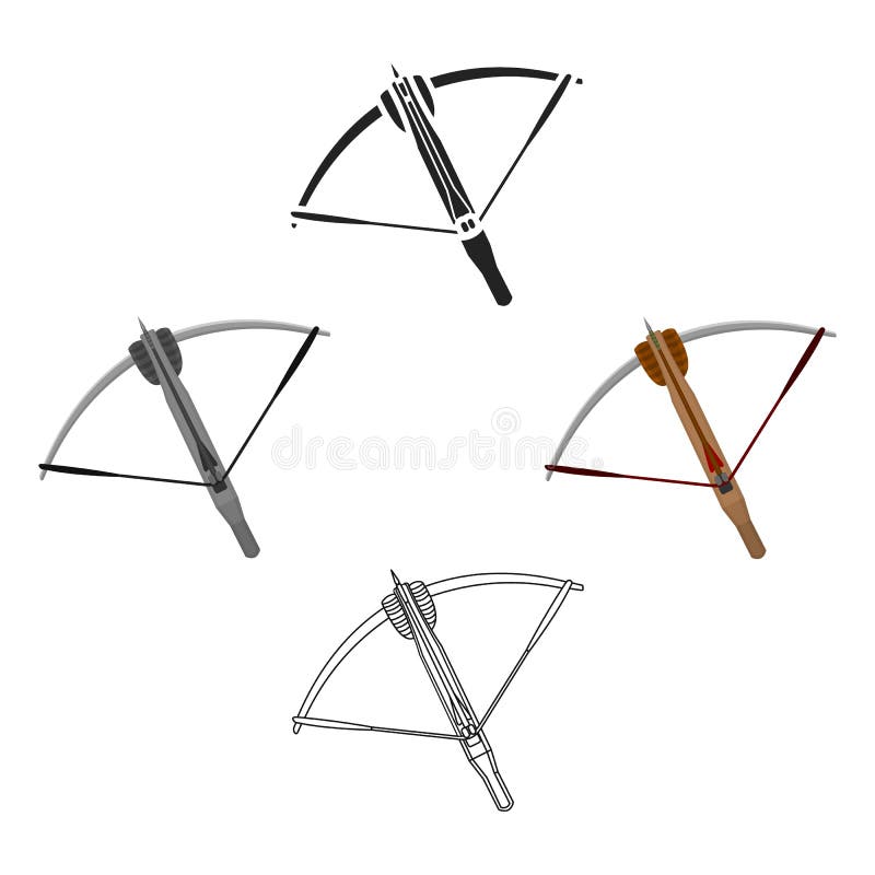 Crossbow icon cartoon,black. Single weapon icon from the big ammunitio, arms cartoon,black. Crossbow icon cartoon,black. Single weapon icon from the big ammunitio, arms cartoon,black.