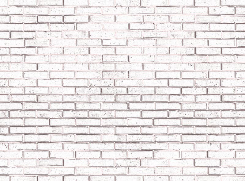 砖无缝的墙壁白色