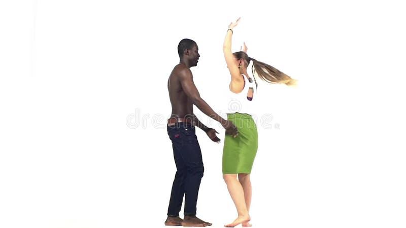 社会拉丁舞蹈家开始Talanted夫妇 股票录像