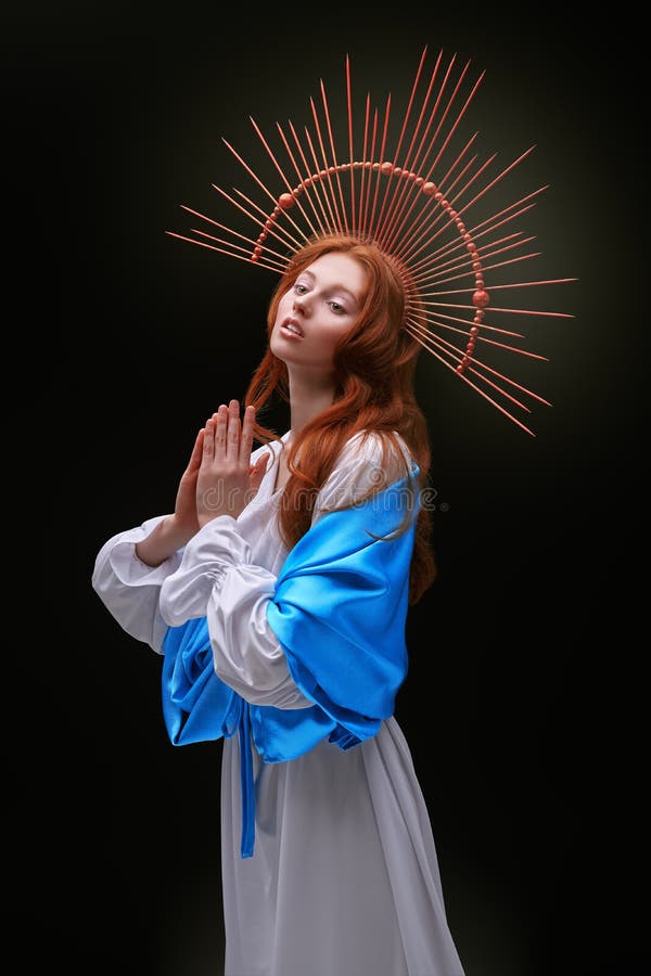 祈祷守护天使 免版税库存照片