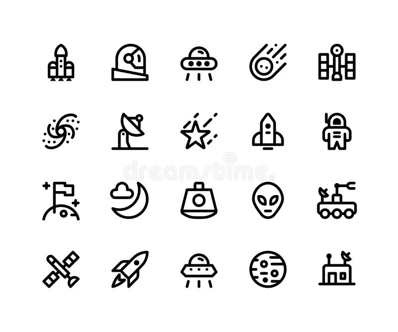 空格线图标 库存照片