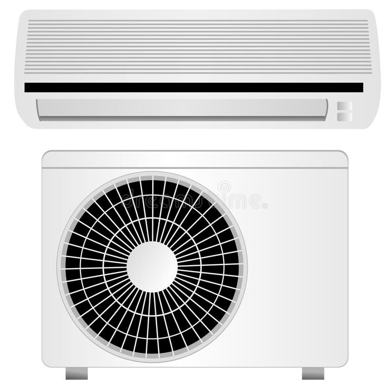 Air conditioner vector illustration, isolated. Air conditioner vector illustration, isolated