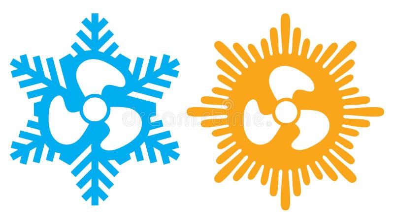 Air conditioning icons, air conditioner symbol. Air conditioning icons, air conditioner symbol