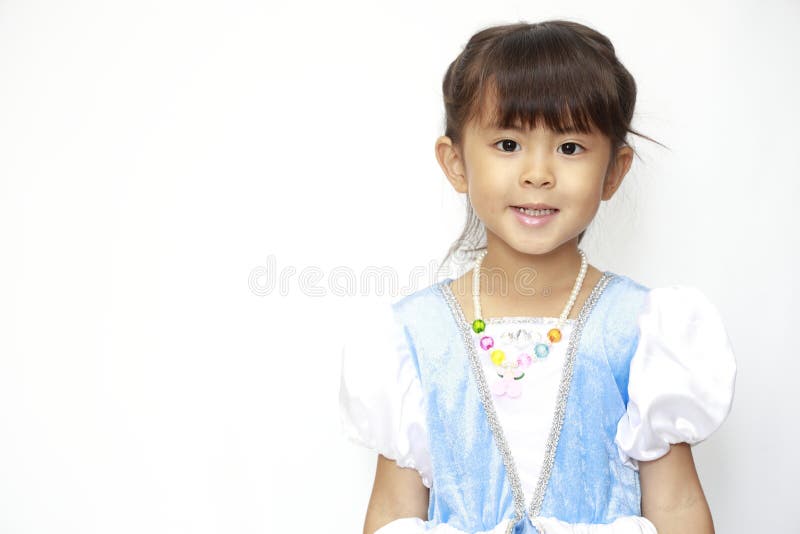 穿裙子的日本女孩 库存照片