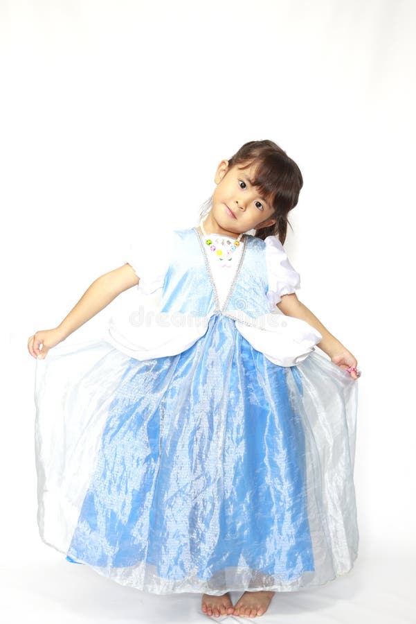 穿裙子的日本女孩 库存照片