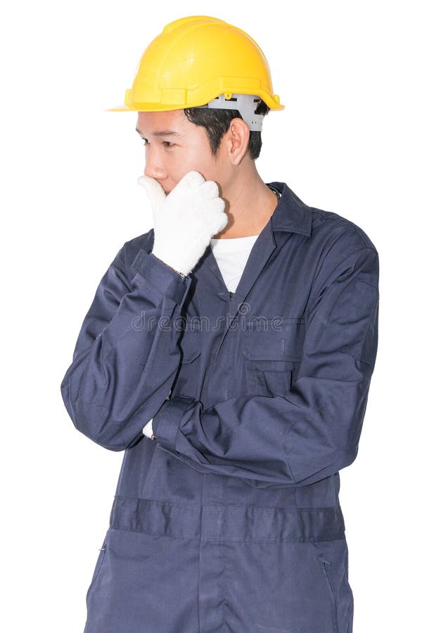 工地红色帽子管事的 工人保险帽