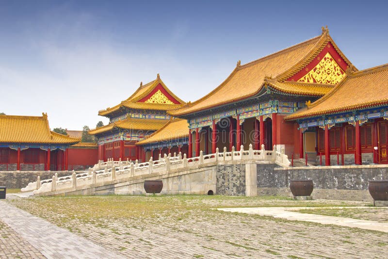 View of the Forbidden City, Beijing, China. View of the Forbidden City, Beijing, China