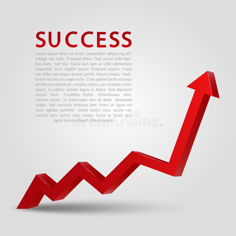 红色生长图 皇族释放例证