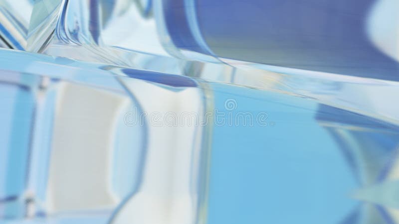 纹理化冰蓝色冷冻墨水冬季背景，3D渲染 库存例证