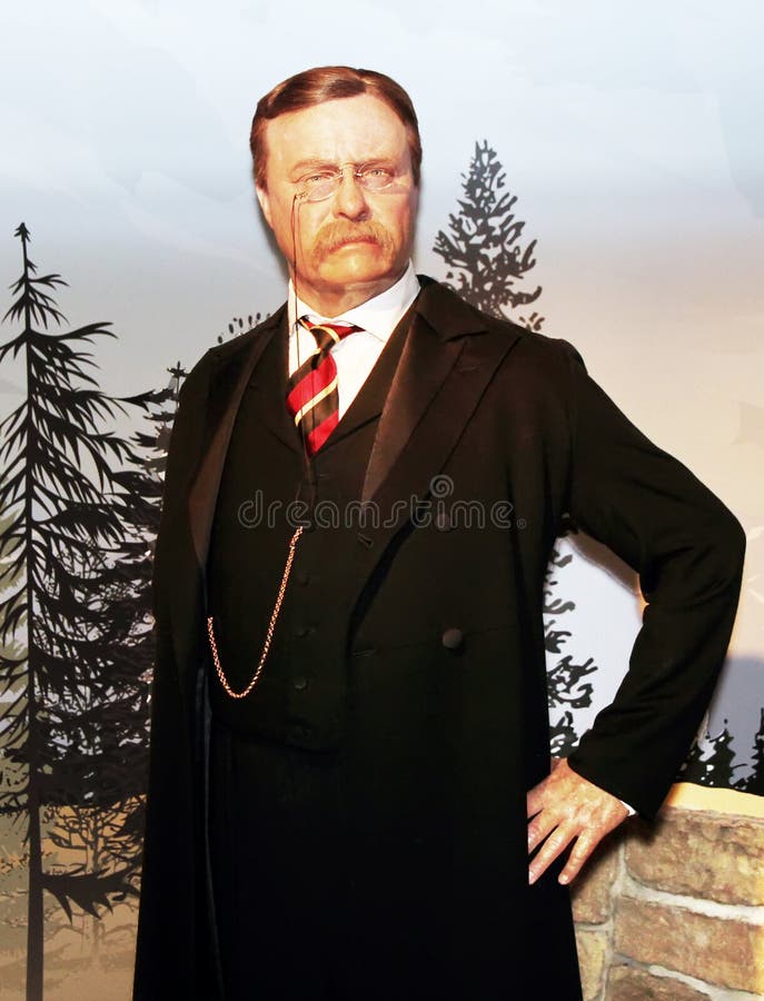 Theodore Roosevelt, the 26th president of USA at Madame Tussauds Wax Museum in Washington D.C. Theodore Roosevelt, the 26th president of USA at Madame Tussauds Wax Museum in Washington D.C