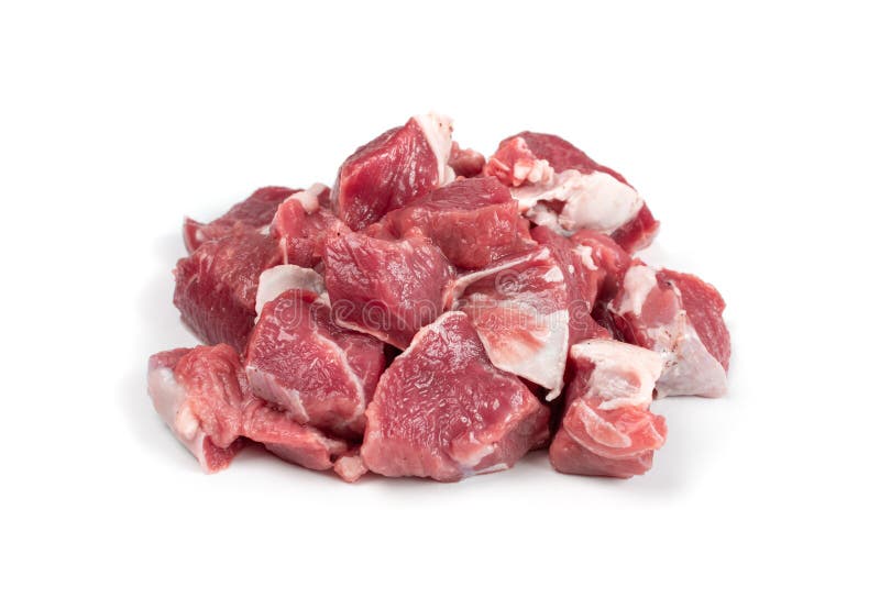 羊肉丁里脊肉 免版税图库摄影