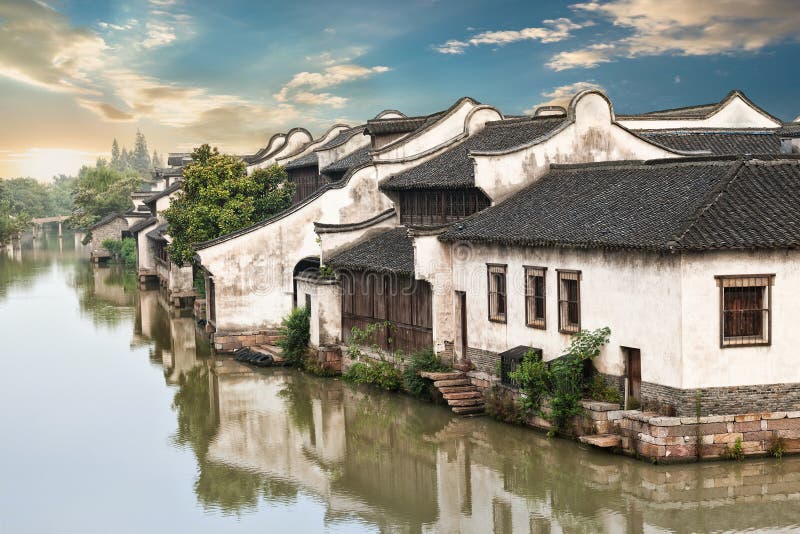 Beautiful water town in China. Beautiful water town in China