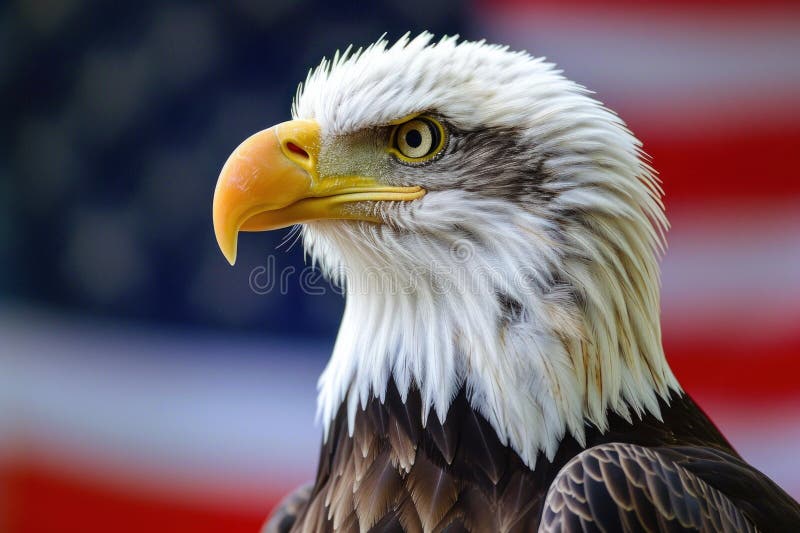 Inspiring Bald eagle american flag states. Majestic stars. Generate Ai AI generated. Inspiring Bald eagle american flag states. Majestic stars. Generate Ai AI generated