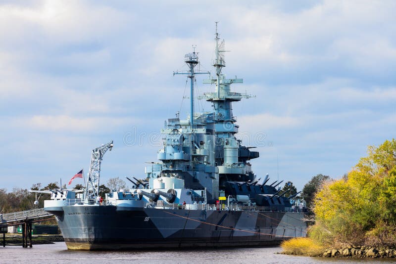 The United States Navy Battleship North Carolina retired in Wilmington, North Carolina. The United States Navy Battleship North Carolina retired in Wilmington, North Carolina.