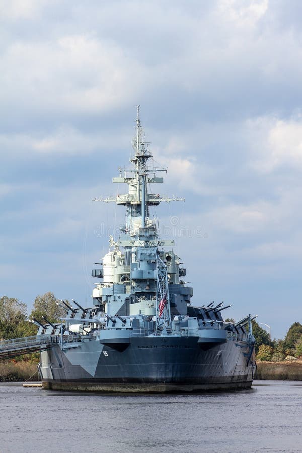 The United States Navy Battleship North Carolina retired in Wilmington, North Carolina. The United States Navy Battleship North Carolina retired in Wilmington, North Carolina.