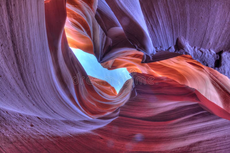 Beautiful antelope canyon with HDR. Beautiful antelope canyon with HDR