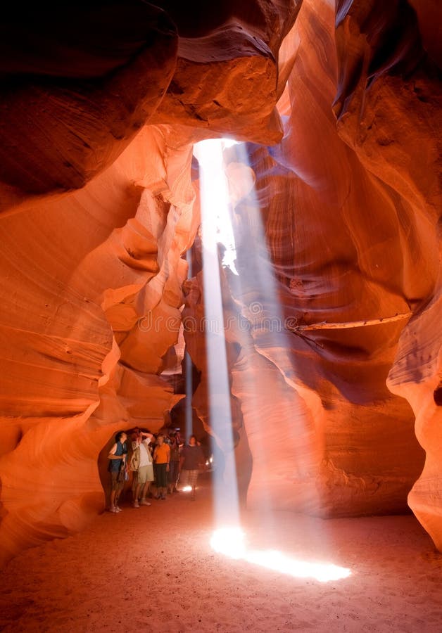 The famous Antelope Canyon in Arizona, US. The famous Antelope Canyon in Arizona, US.