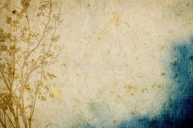 古桑皮纸 库存图片