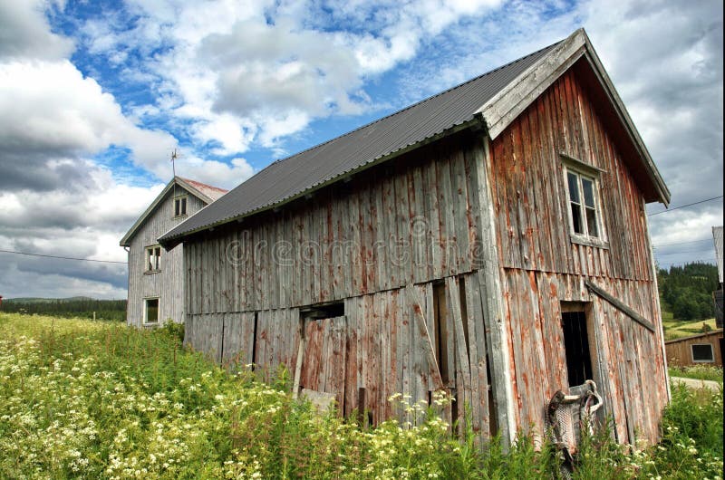 An old historic house and barn. Taken in Norway. An old historic house and barn. Taken in Norway.