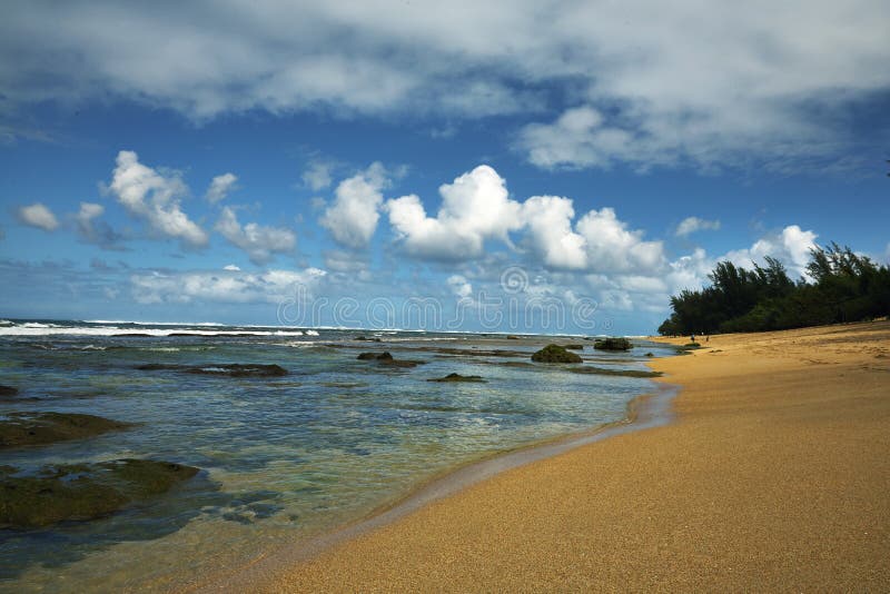 Secret beach located in Kauai, Hawaii. This surf spot, Tunnels is known for big swells. Secret beach located in Kauai, Hawaii. This surf spot, Tunnels is known for big swells.