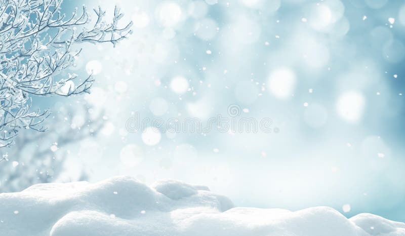 Winter christmas background with trees covered by snow. Winter christmas background with trees covered by snow