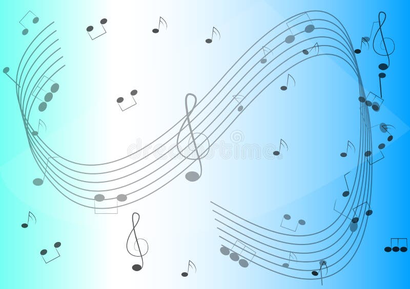 Music notes background, Illustration design with music related signs. Music notes background, Illustration design with music related signs.