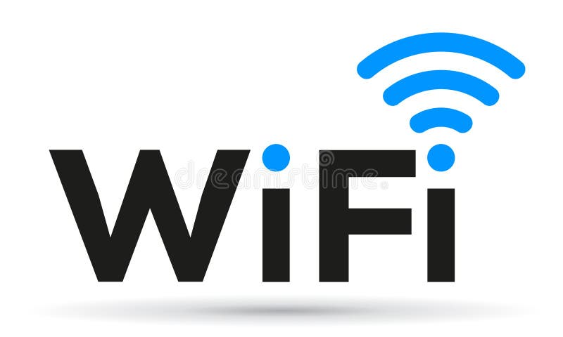 Free wifi logo zone â€“ stock vector. Free wifi logo zone â€“ stock vector