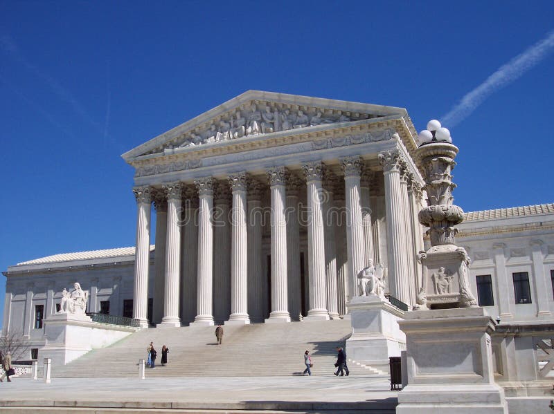 The Supreme Court Building in the city of Washington, D.C. The Supreme Court Building in the city of Washington, D.C.